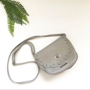 Rampage Grey Scallop Crossbody